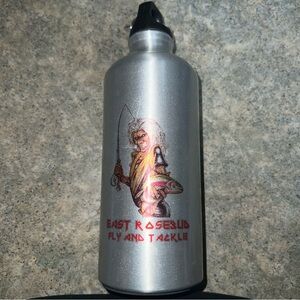 SIMMS ALUMINUM WATER BOTTLE WITH IRON MAIDEN EDDY FISHING GUC